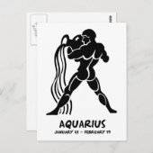 Carte Postale Aquarius (Devant / Derrière)