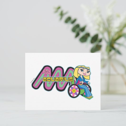 Carte postale Aquarius (Debout devant)