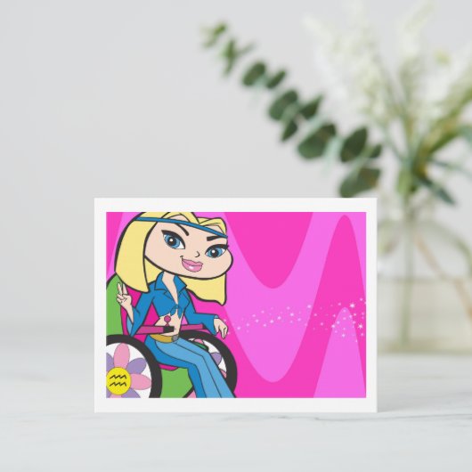 Carte postale Aquarius (Debout devant)