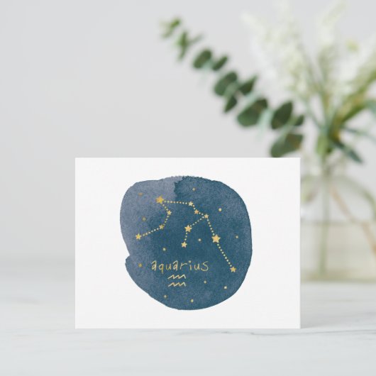 Carte Postale Aquarius (Debout devant)