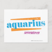 Carte Postale Aquarius Aqua (Devant)