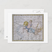 Carte Postale Aquarius et Capricorn, de "A Celestial Atlas", (Devant / Derrière)
