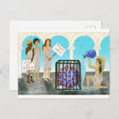 Carte Postale Aquarius et le virus (Devant / Derrière)