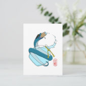 Carte Postale Aquarius/Serpent (Debout devant)