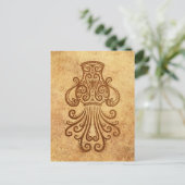 Carte Postale Aquarius Zodiac vintage (Debout devant)