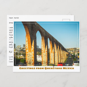Carte Postale Aqueduc de Querétaro Mexique