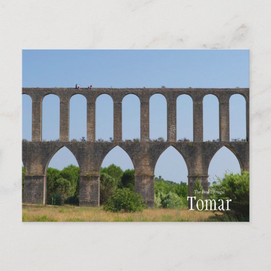 Carte Postale Aqueduc Trek Tomar Portugal (Devant)