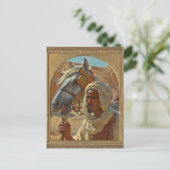 Carte Postale Arab et son cheval par Dinet (Debout devant)