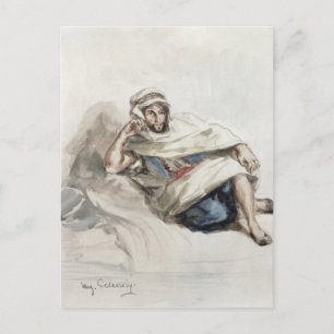 Carte Postale Arabe assis
