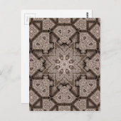 Carte Postale arabesque gravé (Devant / Derrière)