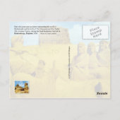 Carte Postale Arabian Nights sculpture de sable, Belgique (Dos)