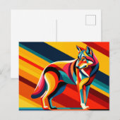 Carte postale Arabian Wolf (Devant / Derrière)
