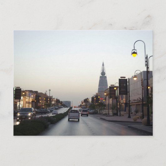 Carte Postale Arabie saoudite - Sur la route (Devant)