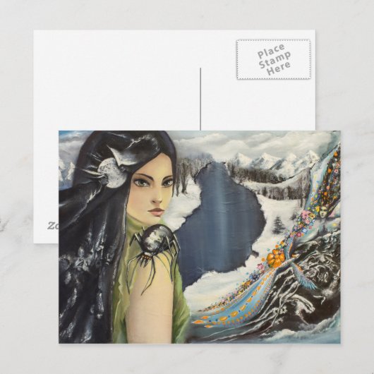 Carte Postale Arachne (Devant / Derrière)