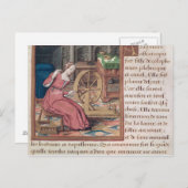 Carte Postale Arachne, de la Vie des Femmes Celebres (Devant / Derrière)