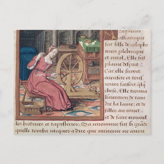 Carte Postale Arachne, de la Vie des Femmes Celebres (Devant)
