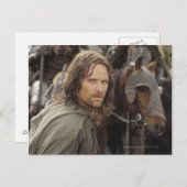 Carte Postale Aragorn avec cheval (Devant / Derrière)