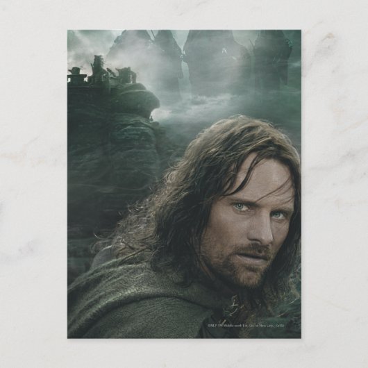 Carte Postale Aragorn et Ringwraiths (Devant)