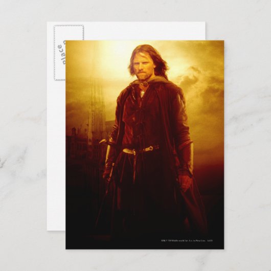 Carte Postale Aragorn Glowing (Devant / Derrière)