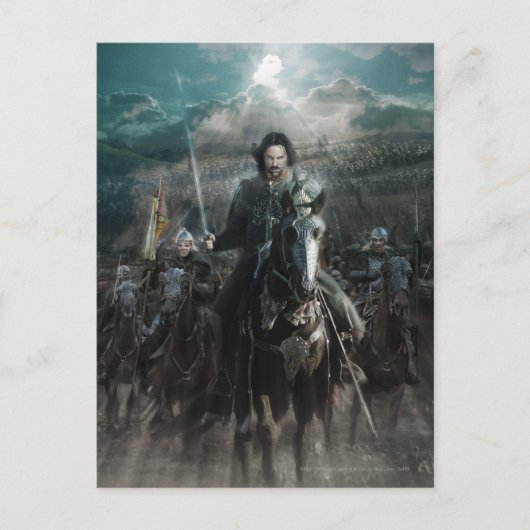 Carte Postale Aragorn Leading on Horse (Devant)