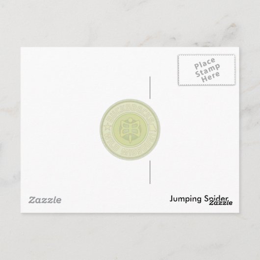 Carte postale Araignée (Dos)