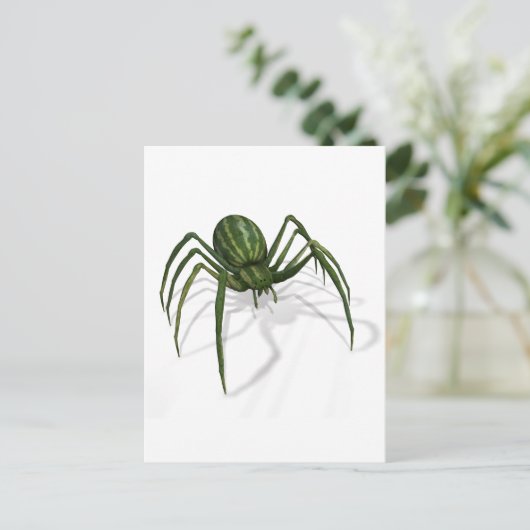 Carte Postale Araignée de pastèque rare (Debout devant)