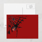 Carte Postale Araignée de Redback (Devant / Derrière)