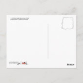 Carte Postale Araignée faciale de chat dévorer une guêpe (Dos)