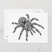 Carte Postale Araignée inspirée (Devant / Derrière)