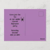 Carte Postale Araignée ordinaire (Dos)