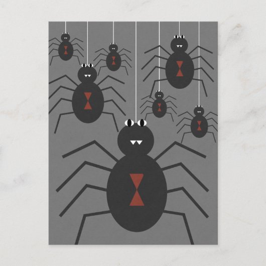 Carte Postale Araignées (Devant)