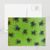 Carte Postale Araignées Effrayantes (Devant / Derrière)