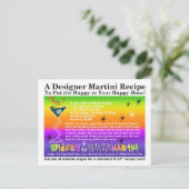 Carte postale Araignées et serpent Halloween Marti (Debout devant)