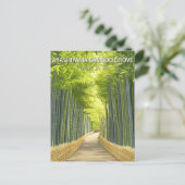 Carte Postale Arashiyama Bamboo Grove Japan Kyoto Nature (Debout devant)