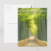 Carte Postale Arashiyama Bamboo Grove Japan Kyoto Nature (Devant / Derrière)