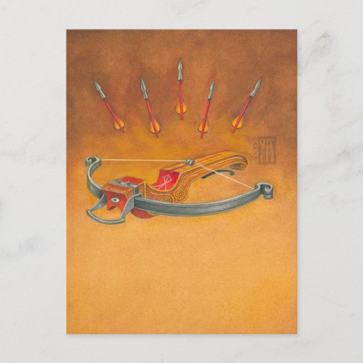 Carte Postale Arbalète de confiance (Devant)