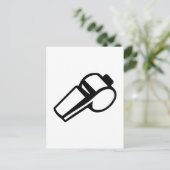 Carte Postale Arbitre entraîneur sifflet (Debout devant)