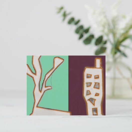 Carte Postale Arborescence (Debout devant)