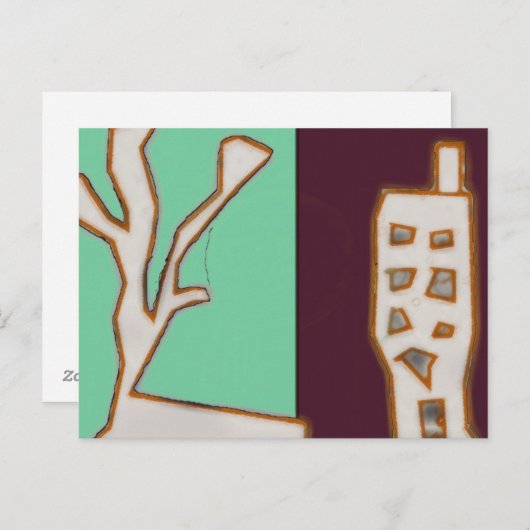 Carte Postale Arborescence (Devant / Derrière)