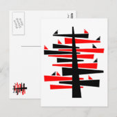 Carte Postale Arborescence de conversation (Devant / Derrière)
