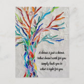 Carte Postale Arborescence de devis motivationnelle (Devant)