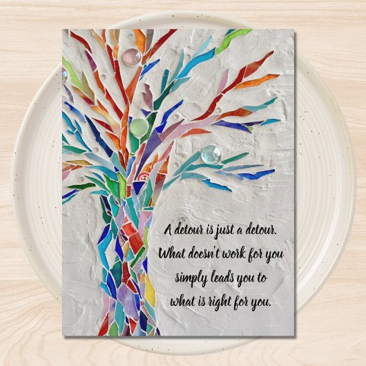 Carte Postale Arborescence de devis motivationnelle