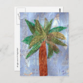 Carte Postale Arborescence de palmiers multimédias (Devant / Derrière)