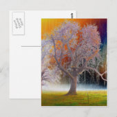 Carte Postale Arborescence des couleurs (Devant / Derrière)