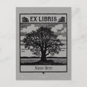 Carte Postale Arborescence des librairies Ex Plaque dans le cham (Devant)