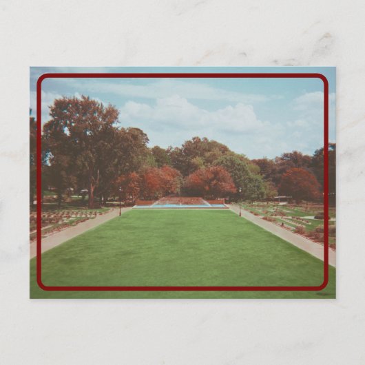 Carte postale Arboretum vintage (Devant)