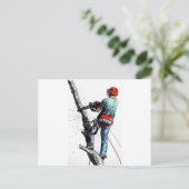 Carte Postale Arboriste Tree Surgeon (Debout devant)