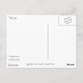 Carte Postale Arbre (Dos)