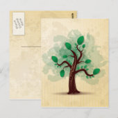 Carte Postale Arbre (Devant / Derrière)