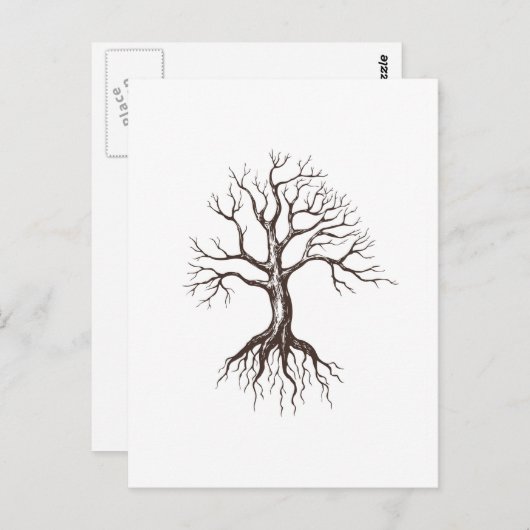 Carte Postale Arbre (Devant / Derrière)